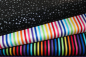 Preview: Designer- Baumwollstoff Be Colourful White Rainbow (10 cm)